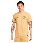 Nike ' Men's' Relaxed Fit T-Shirt (DJ7675-715_Club Gold/Obsidian