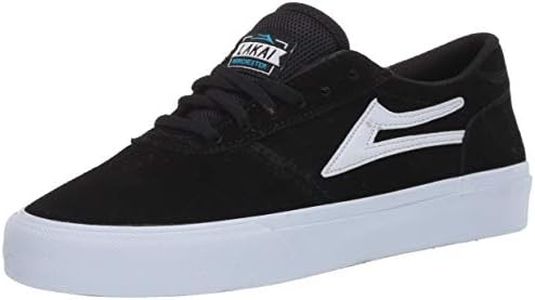 Lakai Limited Footwear Mens Manchester Skate Shoe, Black Suede, 10.5