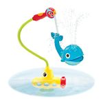 Yookidoo Baby Bath Toy - Submarine Spray Whale- Battery Operated Water Pump with Easy to Grip Hand Shower