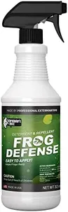 Exterminator’s Choice - Frog Defense Spray - 32 Ounce - Natural, Non-Toxic Frog Repellent - Quick and Easy Pest Control - Safe Around Kids and Pets - Eliminates and Deters Frog
