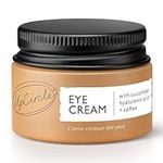 UpCircle Eye Cream With Coffee And Hyaluronic Acid 15ml - For Dark Circles, Puffiness + Wrinkles - Glycerin, Maple Bark + Cucumber Extract - Natural, Vegan + Cruelty-Free