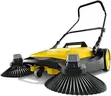 Kärcher Walk-Behind Outdoor Push Sweeper S 6 Twin for Workshops, Warehouses or Garages - 6X Faster Than a Push Broom, 10 Gallon Capacity, 33.9" Sweeping Width