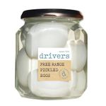 Drivers Free Range Pickled Eggs In Distilled Malt Vinegar Jar, 550 g