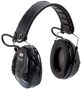 3M Peltor Tactical Sport Electronic Hearing Protection for Shooting and Hunting - Black or Orange - MT16H210F-479-SV, Medium