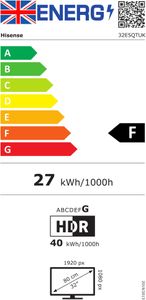 Hisense 32" QLED FHD Smart TV – Full HD LED Display