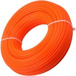 Zeqeey Heavy Duty Trimmer Line, Universal Nylon Grass Strimmer Line 2.4mm x 100m Round Weed Trimmer String Wire Cord, 0.095 inch - 328ft