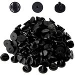 30pcs Rubber Pin Back,Butterfly Clutch Backings,Pin Safety Backs Replacement Uniform Locking Pin Backs Tie Tack Pins Keepers for Brooch Tie Lapel Pins Jewelry Making Hats Badges(Black,11.5x8mm)