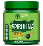 Vruksha Vitals Spirulina 3000 mg - 300 Tablets/Capsules supplement Spirulina extract powder