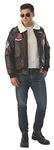 Rubie's Adult Classic Top Gun Movie Costume Bomber Jacket, Standard