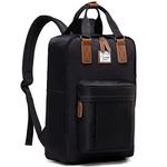 Laptop Backpack for Man/Women,VASCHY 15.6 Inch Water Resistant College School Backpack Bookbag Casual Daypack for Teacher/Teen Girls/Business/Travel Black