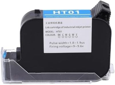 42ML Original Printer Ink Cartridge, Handheld Portable Ink Cartridge Durable Rapid Drying Inkjet Printer Cartridge Replacement 12.7mm for Handheld Inkjet Printer Coding Machine