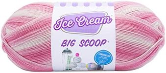 Lion Brand Yarn 922-207 Ice Cream Big Scoop Yarn, Strawberry