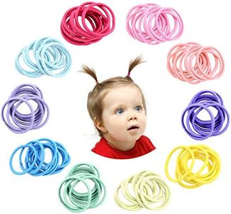 Hanyousheng 200 Pezzi Elastici Capelli Bambina, Piccoli, Multicolore per Neonata, Codini 2mm Colorato, per Ragazz,e Coda di Cavallo