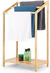 SIMEFUL Bamboo Towel Rack Stand, Ha