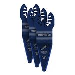 Norske Tools NOTP286 Caulking Scraper Blade (3/Pack), Oscillating Tool Accessories | Oscillating Saw Blades,Black