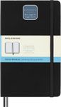 Moleskine - Classic Expanded Dotted Paper Notebook - Hard Cover and Elastic Closure Journal - Color Black - Size Large 13 x 21 A5 - 400 Pages