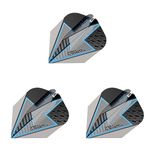 Target Darts Unisex Phil Taylor Power Series Dart Flights, Black, No.6 UK (Pack of 3)