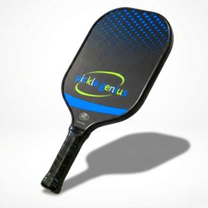 Pickle Genius Pickleball Paddle-100% Raw Carbon Fiber Pickleball Racket with 13mm Polypropylene Honeycomb Core for Maximum Power, Grit Finish, and Perfect Spin. USAPA Approved Pickleball Paddles