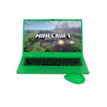 Geo GeoBook 14M Minecraft Edition Intel Alderlake N100 4GB RAM 128 GB SSD 14 inch Windows 11 Home Laptop Green - GE363