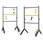 Go! Gater Premium Steel Ladderball Set - Features Sturdy Steel Material, Built-in Scoring System, and Complete with All Accessories