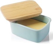 Sweejar Porcelain Butter Dish with 