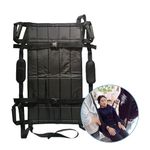 Padded Patient Lift Transferring Belt Board Emergency Evacuation Chair Wheelchair Full Body Medical Lifting Sliding Sling Transfer Belt for Seniors,Handicapped,Elderly,Bedridden (Board Padded Inside)