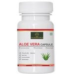 NOURISHWORLD | Aloe Vera Multipurpose Capsules for Skin and Hair Care, Boosts Immunity & Aids Digestion