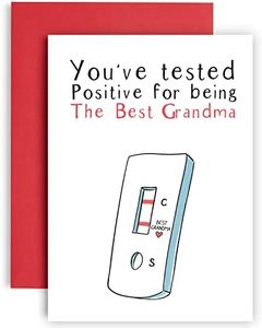 Huxters Grandma Funny Cards – Premium Quality A5 Greeting Cards for Loved Ones – Mothers day Grandma Card You’ve Tested Positive Birthday Card – for Grandma (Grandma)
