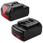 AYTXTG 2 Pack 18V 5000mAh Battery Replacement for Bosch 18V Battery