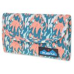 KAVU Big Spender Tri-fold Wallet Clutch Travel Organizer, Beach Paint, One size