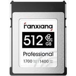 fanxiang 512GB CF express Type B Card, CFexpress Memory Card, Up to 1700MB/s Read, 1400MB/s Write, Compact Flash Card for Professional Photographer -CFE01