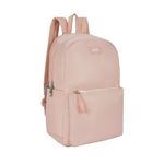 Genie Cupcake 22L Beige Backpack for Women & Girls with 15.6" Laptop Compartment | College Bag for Women & Girls| 4 Zips with Secret Pocket | Water Resistant | Laptop Backpack for Women