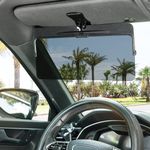 Car Sun Visor, Universal Anti-Glare Polarized Sun Visor Extender Easy to Install, Protect from Glare/UV Ray/Stray Light, Safe Driving for Car