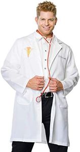 Leg Avenue Costumes Men's 2 Pc Doctor Phil Good Costume with Jacket, Toy Stethoscope, White