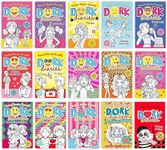 Dork Diaries By Rachel Renee Russell 15 Books Collection Set (Puppy Love, Holiday Heartbreak, TV Star, Pop Star, Frenemies Forever, Skating Sensation, Party Time & More)