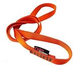 GM CLIMBING 16mm Nylon Sling Runner 22kN / 4950lb CE UIAA Certified Climbing Rescue Hanging Rigging Anchor Systems Outdoor Multiple Purposes, Pack of 3, Fluorescent Orange, (60cm / 24inch)