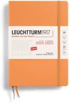 LEUCHTTURM1917 370727 Academic Week Planner Medium (A5) 2025, 18 months (07.2024-12.2025), Hardcover, Apricot, English
