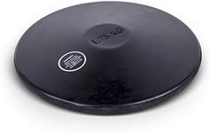 HAEST Black Rubber Training Discus - 1.75 kg - Indoor Disc