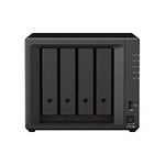 Synology DS923+ 4-Bay Diskstation NAS (AMD Ryzen™ 4 Threads R1600 Dual-Core 4GB Ram 2xRJ-45 1GbE LAN-Port) 16TB Bundle with 4X 4TB WD Red Plus