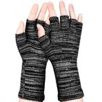 Half Finger Gloves Winter Fingerless Gloves Knit Typing Gloves for Men Women