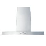 Kobe ISX2136SQB-2 Brillia Island Range Hood, 3-Speed, 680 Cfm, fits Ceiling Height 8'-9.5', 36-inch, Stainless Steel