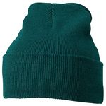 MB Knitted Soft Feel Cap Beanie HAT - 14 Colours (MB7500) (Dark Green)