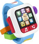 Fisher-Price Baby to Toddler Toy Laugh & Learn Time to Learn Smartwatch with Lights & Music for Pretend Play Infants Ages 6+ Months