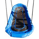 Platform Boat Swing 66 inch-Hanging Hammock Lounger Swing for Tree Backyard Porch Beach Park Playground Teens and Adult