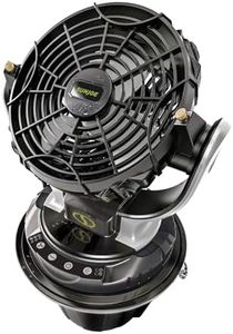 Sun Joe 24 Volt IONMAX Cordless Misting Fan Kit, Indoor or Outdoor, with 6 Gallon Portable Bucket, 60 Square Foot Coverage, 2.0-AH Battery and Charger, 24V-MSTFAN-LTE