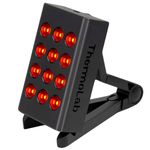 ThermoLab Aura™ mini Red Light Therapy Lamp – Portable Rechargeable LED Panel with 660nm & 850nm Light for Wellness, Relaxation & Energy – Compact Infrared Therapy for Home & Travel - Aura Pro