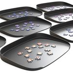 Puzzlup Stackable Puzzle Trays with Box Display Design - Set of 6 Unique Puzzle Sorting Trays - Up to 1500 Pieces - Premium Jigsaw Puzzle Accessory…