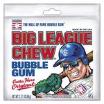 Big League Chew, Outta' Here Original Bubble Gum, 2.12-Ounce Pouches (Pack of 12)