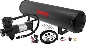 Vixen Air Suspension Kit for Truck/Car Bag/Air Ride/Spring. On Board System- 200psi Compressor, 5 Gallon Tank. for Boat Lift,Towing,Lowering,Leveling Bags,Onboard Train Horn,Semi/SUV VXO4852B