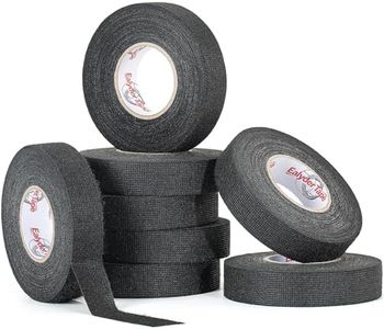 Ealyder Tape 8 Rolls Wire Harness Tape 3/4 Inch x 56 FT, High Temp Wiring Loom Harness Electrical Tape, Self-Adhesive Felt Cloth Wrap for Automotive Engines, Cable Protection and Noise Dampening